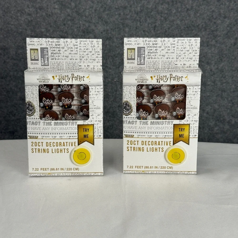 Harry Potter 20ct Decorative String Lights Set of 2 Wizarding World LED 7.22ft